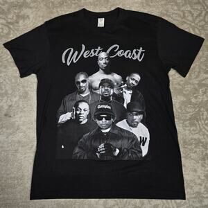 West Coast Rappers T-shirt - Men's Size Medium